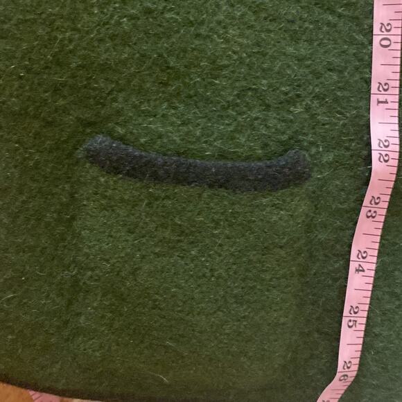 Vintage Men’s European Wool Hunting Jacket Very Thick EUC Sz Lg Green & Black - Picture 8 of 9